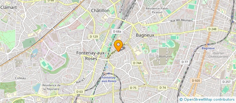 localisation de l'entreprise FARHANI SAVEURS à FONTENAY-AUX-ROSES