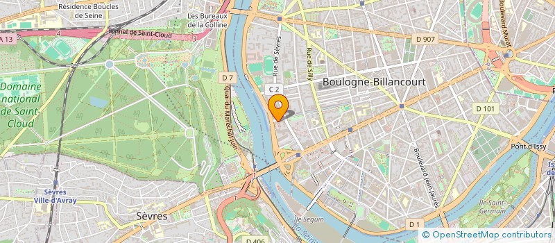 localisation de l'entreprise FARI à BOULOGNE-BILLANCOURT