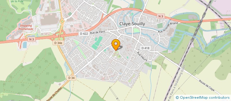 localisation de l'entreprise FARI BAT à CLAYE-SOUILLY