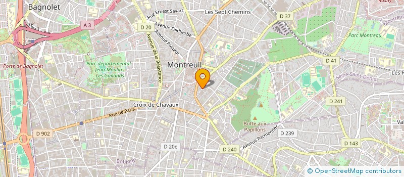 localisation de l'entreprise FARI SOUND SOLUTION ( FARI )  MONTREUIL