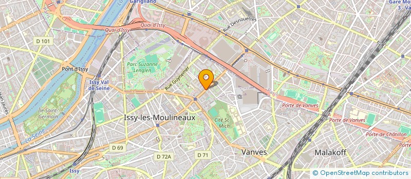 localisation de l'entreprise FARIA à ISSY-LES-MOULINEAUX