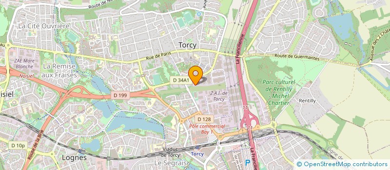 localisation de l'entreprise FARIA BATIMENT CONCEPT à TORCY
