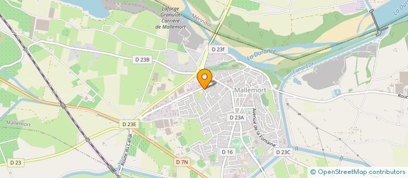 localisation de l'entreprise FARIA TP à MALLEMORT