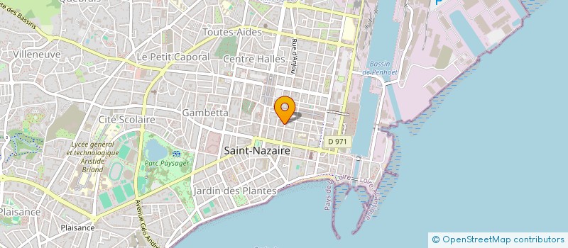 localisation de l'entreprise FARIBAULT JUSTAL  SAINT-NAZAIRE