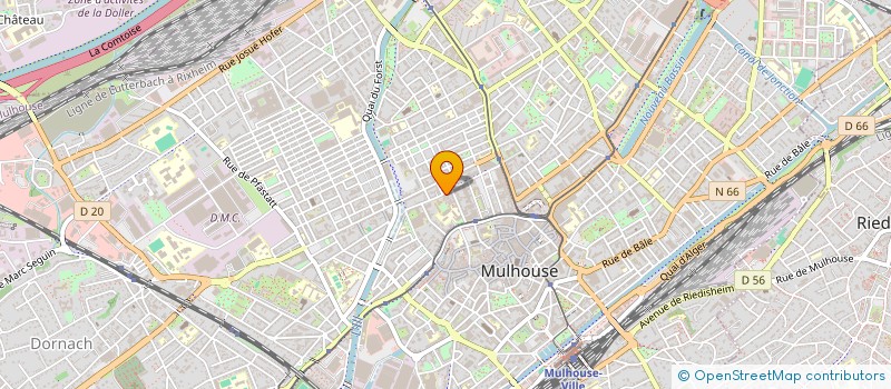 localisation de l'entreprise FARID BOUCHENE SAS  MULHOUSE