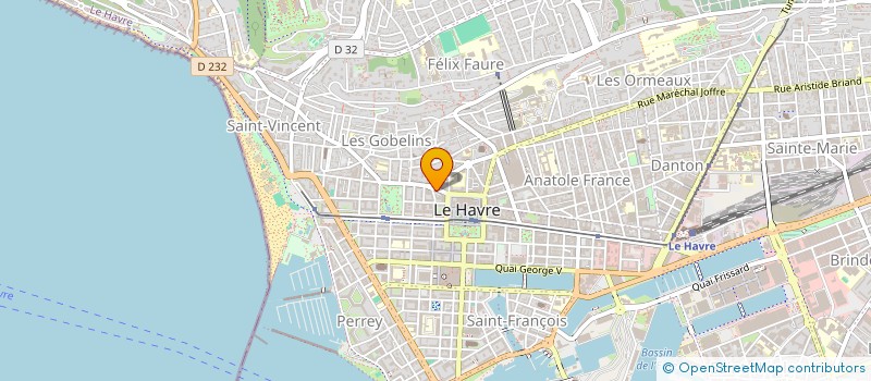 localisation de l'entreprise FARID' S HOTEL à LE HAVRE