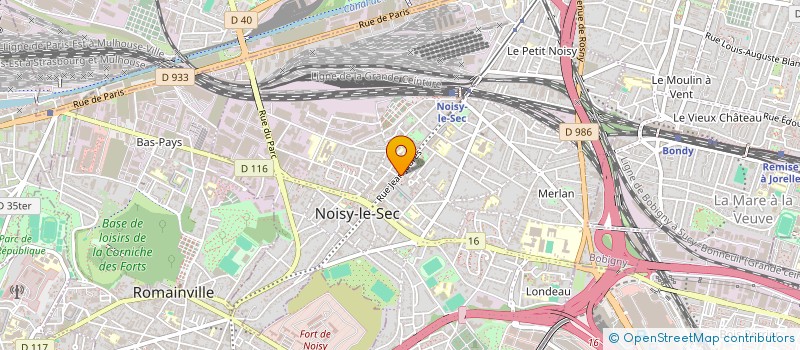 localisation de l'entreprise FARIDA BEAUTY à NOISY-LE-SEC