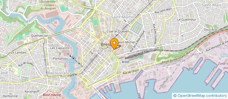 localisation de l'entreprise FARIGOUL  BREST