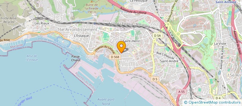 localisation de l'entreprise FARIGOUL à MARSEILLE