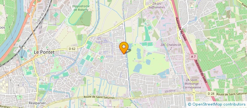 localisation de l'entreprise FARIM  LE PONTET