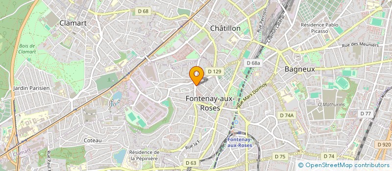localisation de l'entreprise FARIMMO à FONTENAY-AUX-ROSES