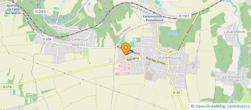 localisation de l'entreprise FARINA à FAREMOUTIERS