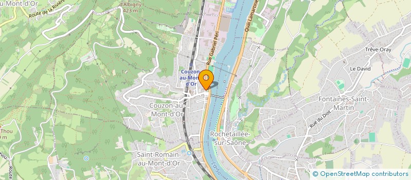 localisation de l'entreprise FARINE & CHOCOLAT  COUZON-AU-MONT-D'OR