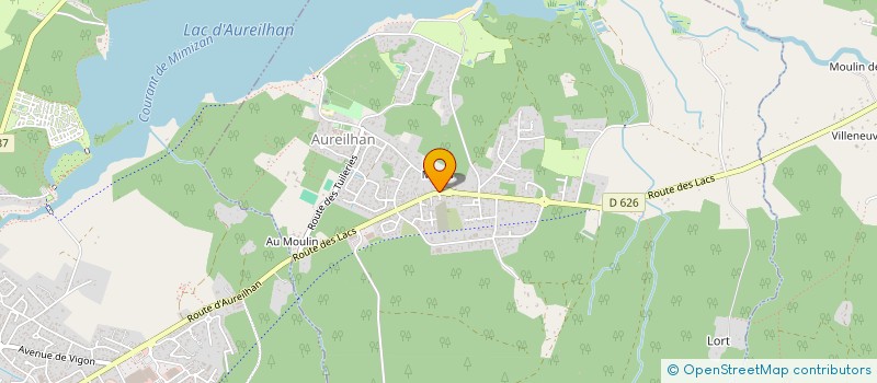 localisation de l'entreprise FARINE ET CHOCOLAT  AUREILHAN