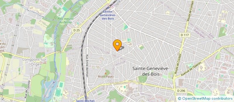 localisation de l'entreprise FARINE ET LEVURE  SAINTE-GENEVIEVE-DES-BOIS