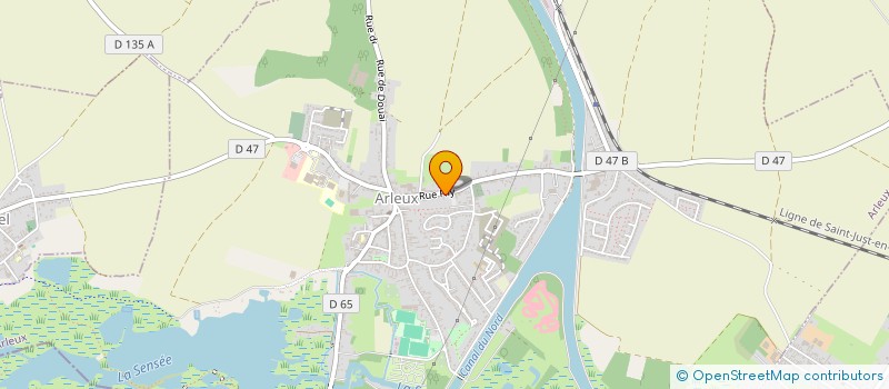 localisation de l'entreprise FARINE IMMOBILIER  ARLEUX