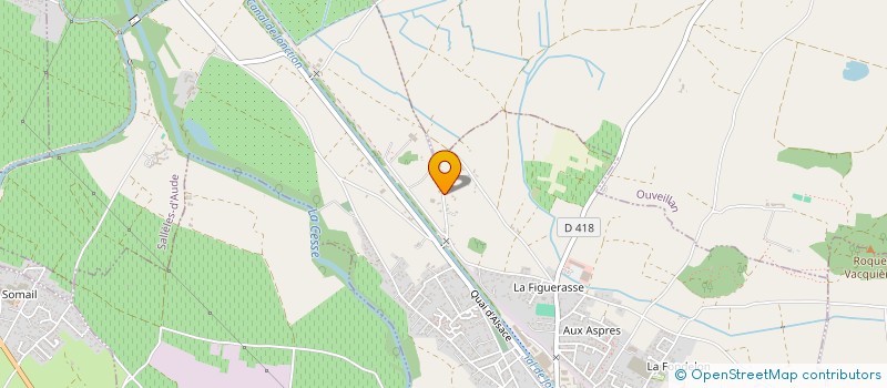 localisation de l'entreprise FARINEL  SALLELES-D'AUDE