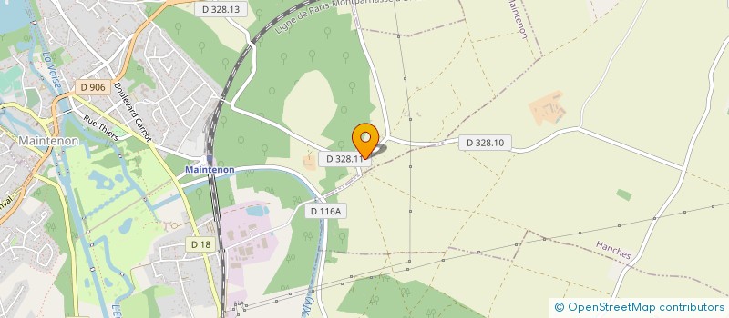 localisation de l'entreprise FARINFO à MAINTENON
