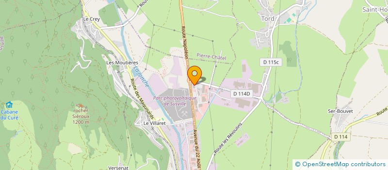 localisation de l'entreprise FARIO  LA MURE