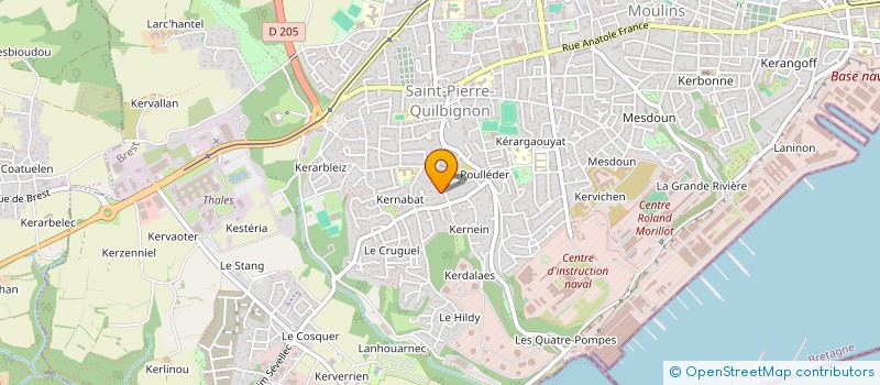 localisation de l'entreprise FARIO à BREST