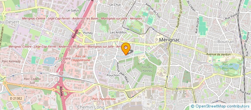 localisation de l'entreprise FARIO  MERIGNAC