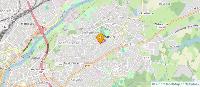 localisation de l'entreprise FARIO à PANAZOL
