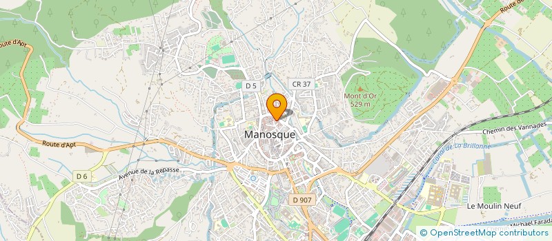localisation de l'entreprise FARIO à MANOSQUE