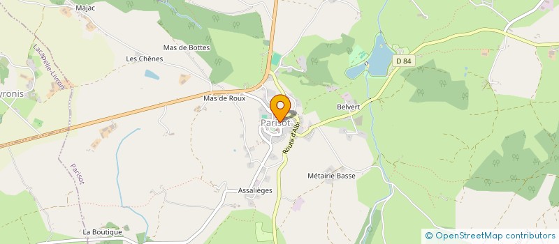 localisation de l'entreprise FARIO  PARISOT