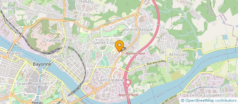 localisation de l'entreprise FARIS BASQUE-LANDAISE  BAYONNE