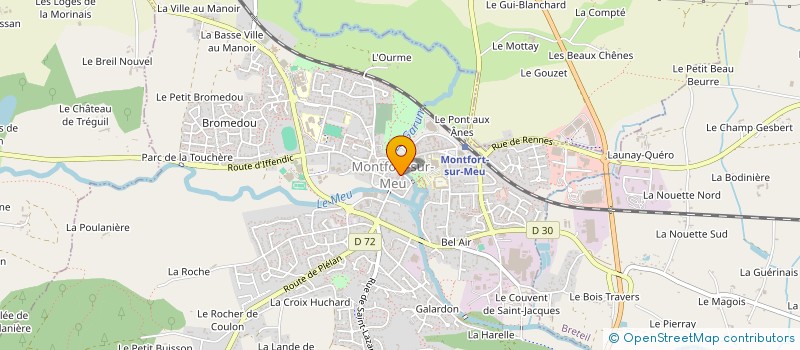 localisation de l'entreprise FARIUS à MONTFORT-SUR-MEU