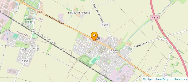 localisation de l'entreprise FARJ DISTRIBUTION  CAGNY