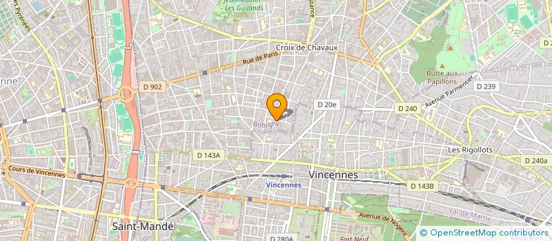 localisation de l'entreprise FARJAT SUZANNE ET PRETOT DOMINIQUE à MONTREUIL