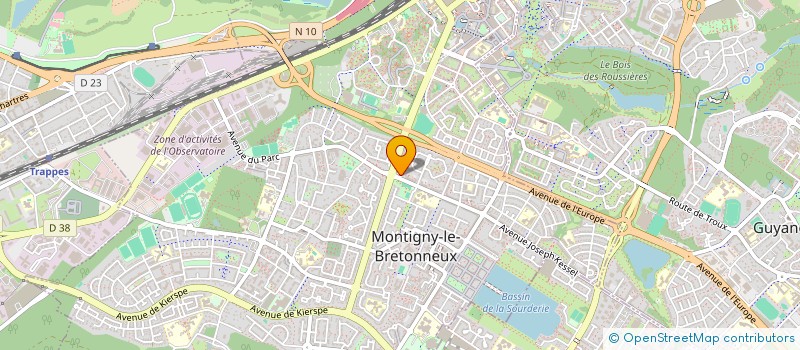 localisation de l'entreprise FARJOTS GOUSSEAU AUDIT à VOISINS-LE-BRETONNEUX