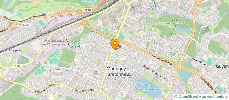 localisation de l'entreprise FARJOTS GOUSSEAU ET ASSOCIES à VOISINS-LE-BRETONNEUX