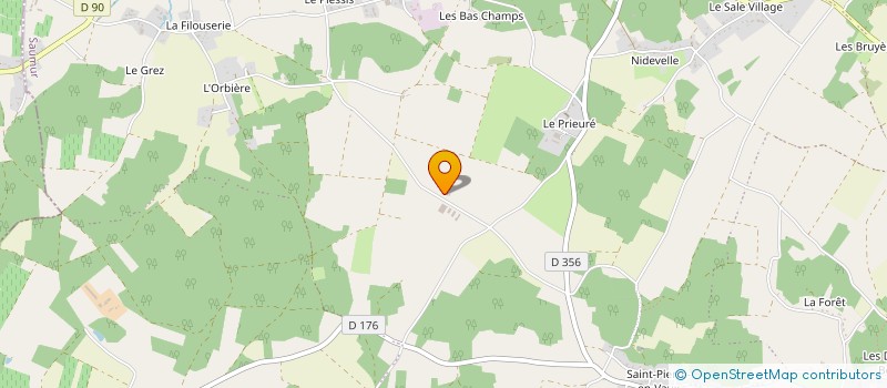 localisation de l'entreprise FARLINGTON  SAINT-CLEMENT-DES-LEVEES