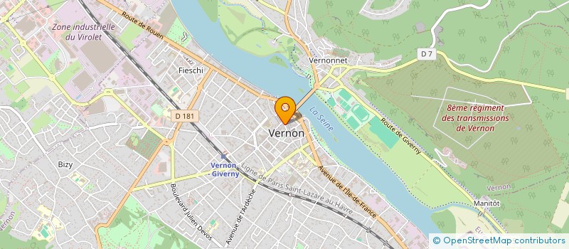 localisation de l'entreprise FARM  VERNON