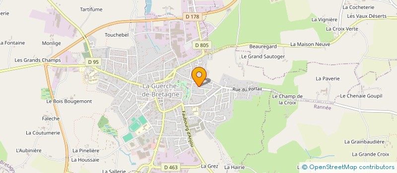 localisation de l'entreprise FARM AND VILLAGE  LA GUERCHE-DE-BRETAGNE