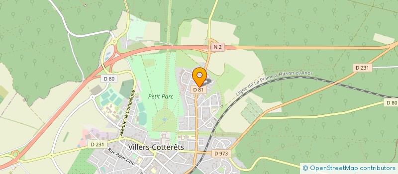 localisation de l'entreprise FARMA à VILLERS-COTTERETS