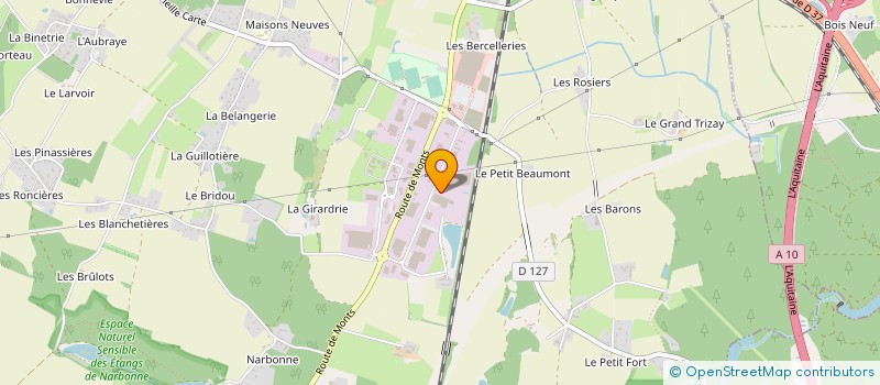 localisation de l'entreprise FARMAN à JOUE-LES-TOURS