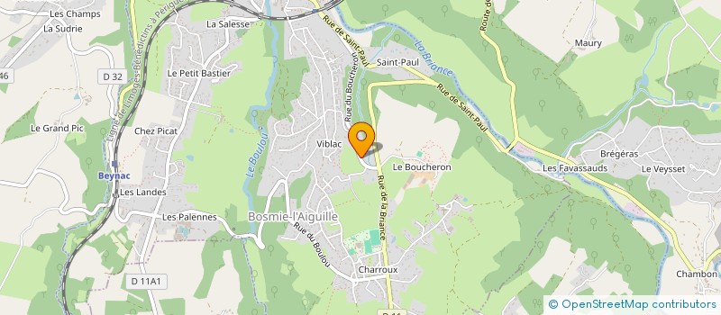 localisation de l'entreprise FARMAN  BOSMIE-L'AIGUILLE