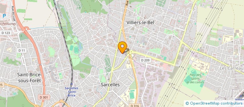 localisation de l'entreprise FARMAN FORM à SARCELLES
