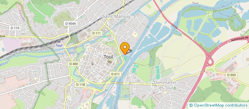 localisation de l'entreprise FARMAN SD  TOUL