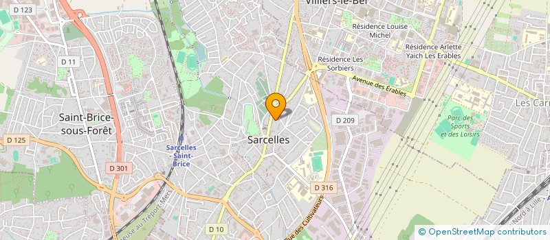 localisation de l'entreprise FARMAN VIP à SARCELLES