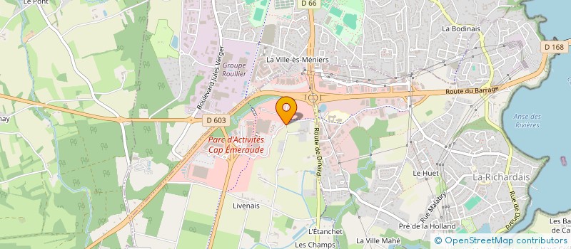 localisation de l'entreprise FARMEL à PLEURTUIT