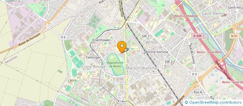 localisation de l'entreprise FARMELIA  REIMS