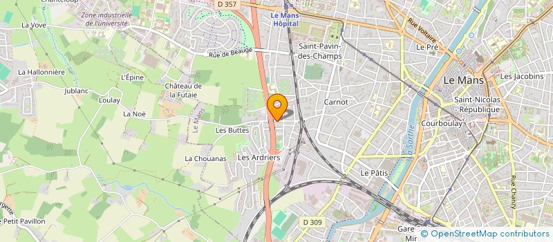 localisation de l'entreprise FARMICA  LE MANS