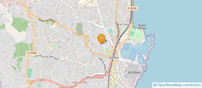 localisation de l'entreprise FARNARIER AUDINEAU VOILE 2000 FAV 2000 à ANTIBES