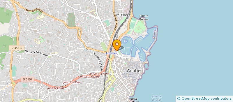 localisation de l'entreprise FARNARIER FITAMANT à ANTIBES
