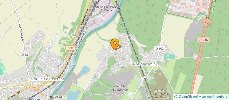 localisation de l'entreprise FARNES  CHANTILLY