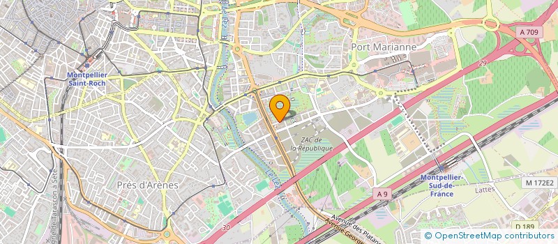 localisation de l'entreprise FARNESE CONSEIL à MONTPELLIER
